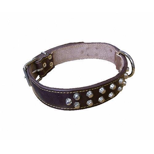 Collare per cane cuoio - in,