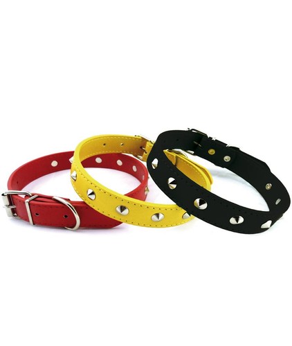 Collare con borchie metallo - con, in